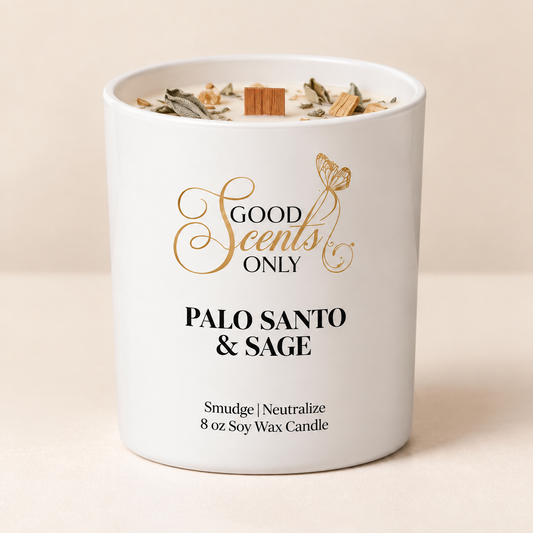 Palo Santo + Sage Cleansing Candle